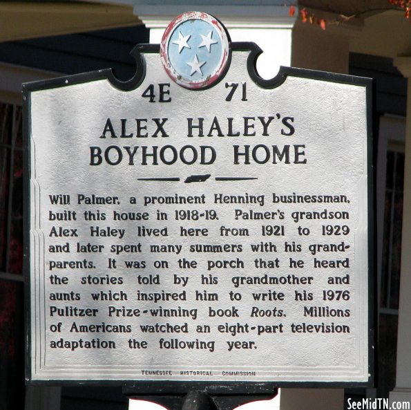 Lauderdale: Alex Haley's Boyhood Home