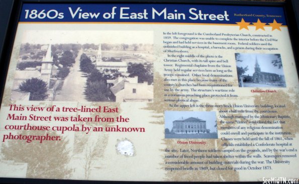 1860's View of East Main Street