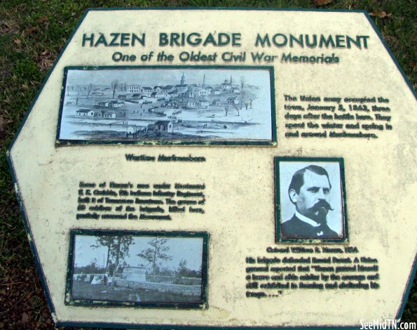 Stones River: Hazen's Brigade Monument