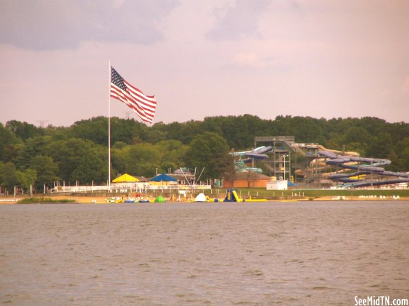 Nashville Shores seen from across the lake