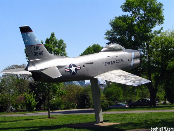 Centennial Park Tenn Air Gurad plane