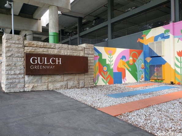 Gulch Greenway under Church St. bridge