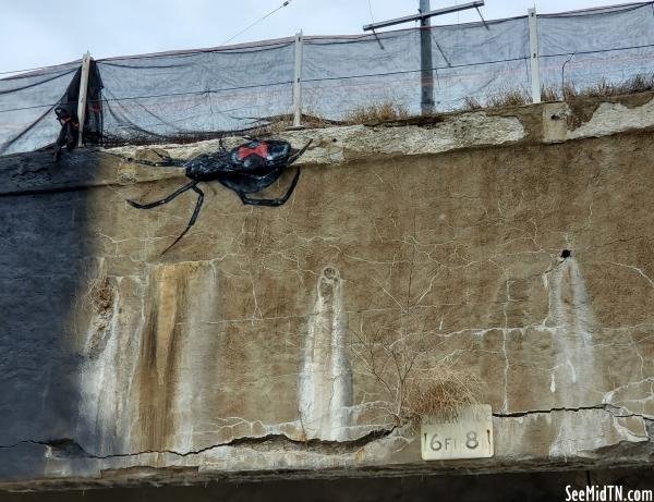 Railroad Bridge over Gay St, with Black Widow 