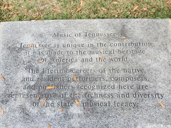 Bicentennial Mall Music of Tennessee