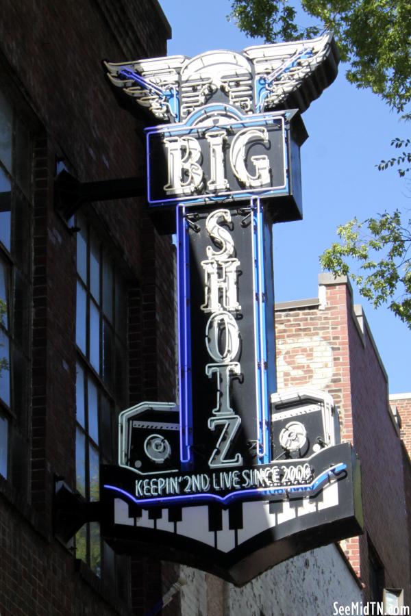 Big Shotz neon sign