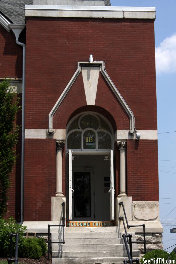 Russell Street Church entrance