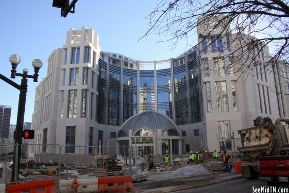 Fred D. Thompson Courthouse under construction 2021