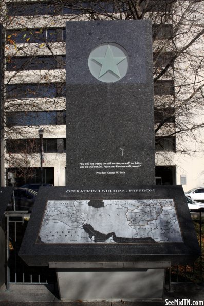 War memorial Plaza | Operation Enduring Freedom