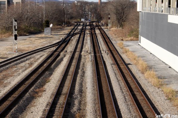 Train Tracks of the Gulch from Church St.