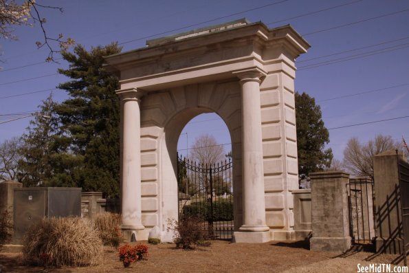 Nashville National Cemetery Arch Entrance