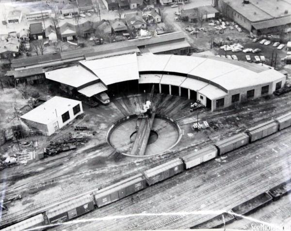 Museum Photo: Roundhouse as seen from the air