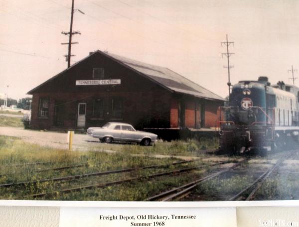 Museum Photo: Old Hickory Freight Depot, 1968