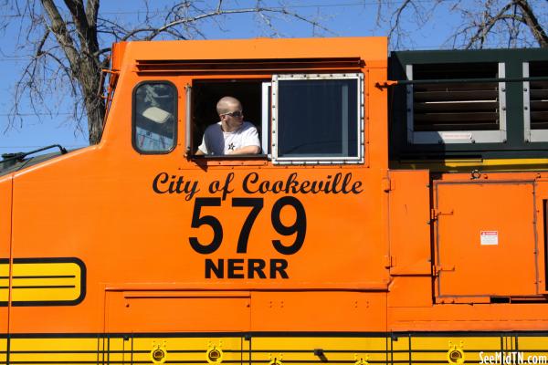 Nashville # Eastern Orange Locomotive #579 "City of Cookeville"
