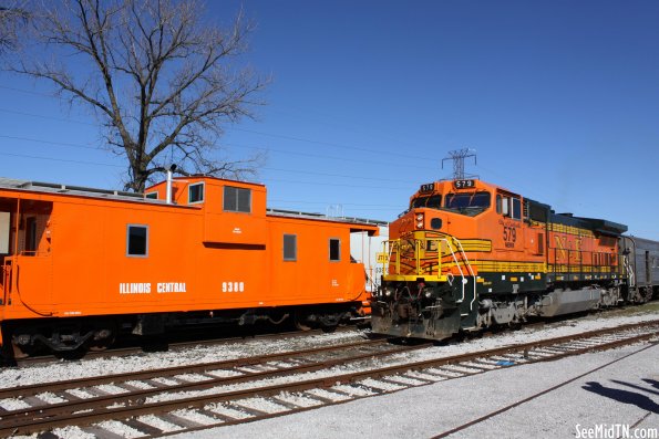 Orange Caboose &amp; Engine