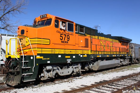 Nashville # Eastern Orange Locomotive #579 "City of Cookeville"