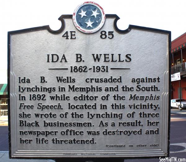 Ida B. Wells Marker 1