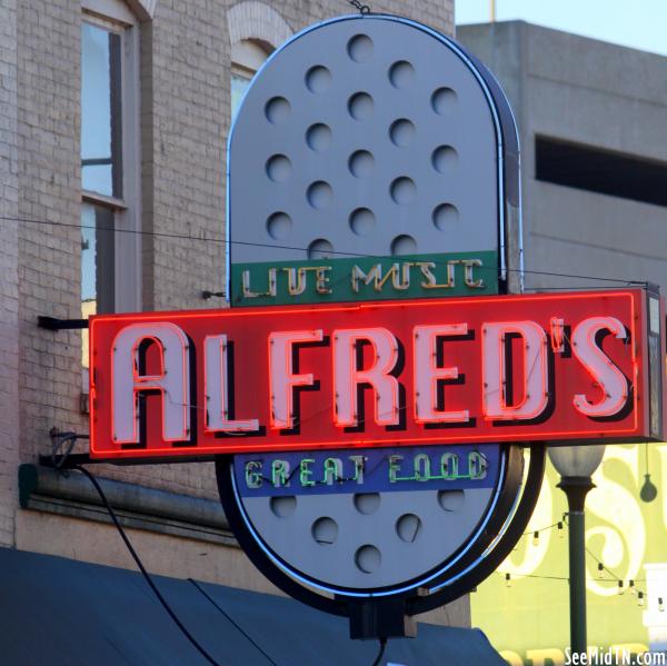 Alfred's neon sign