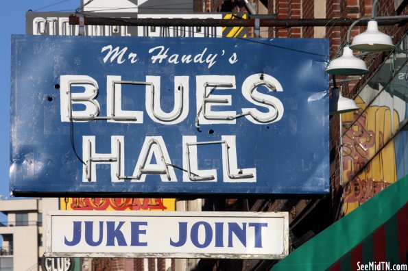Mr. Handy's Blues Hall Juke Joint neon sign 