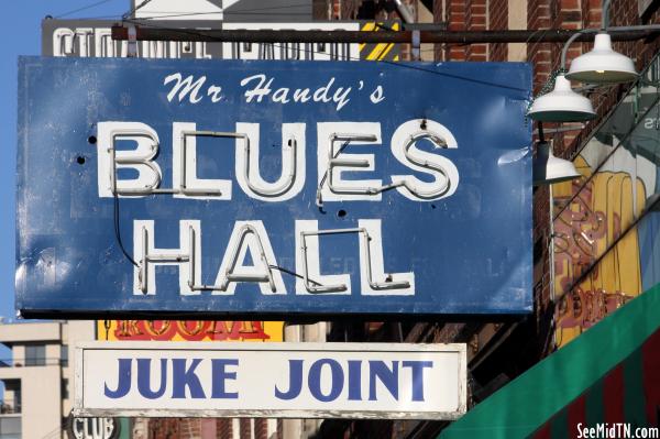 Mr. Handy's Blues Hall Juke Joint neon sign 