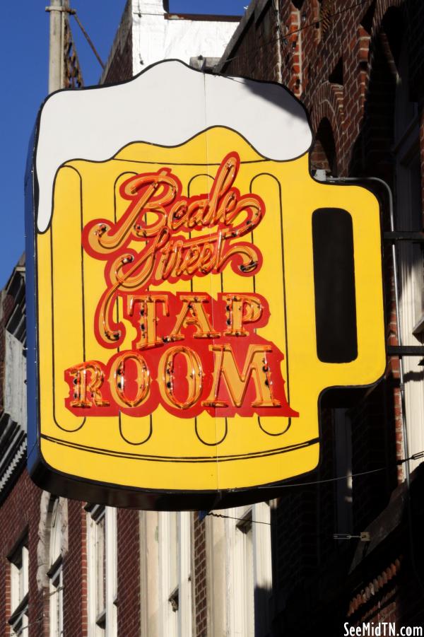 Beale Street Tap Room neon sign