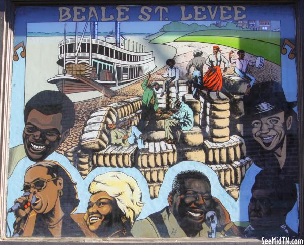 Blues Mural: Beale St. Levee