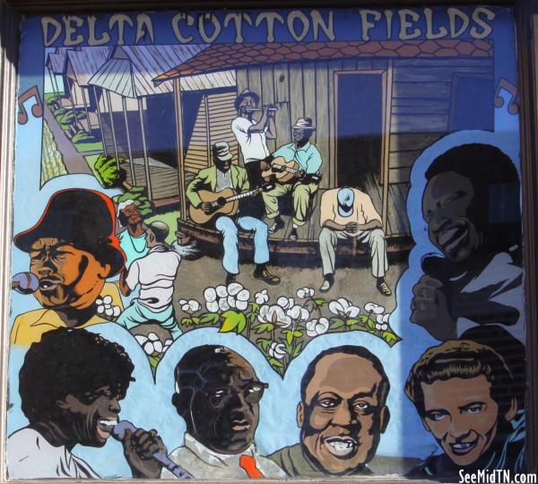 Blues Mural: Delta Cotton Fields