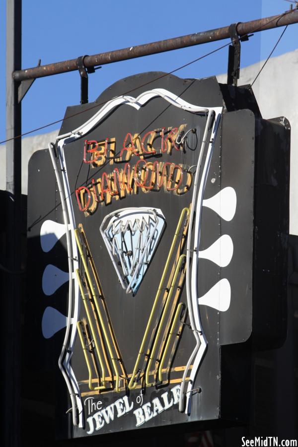 Black Diamond neon sign