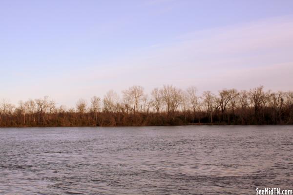 Tennessee River near dusk