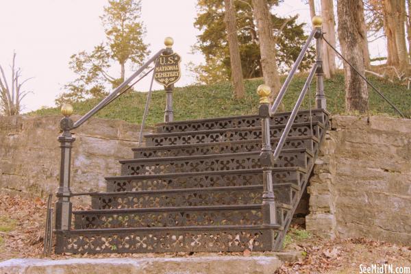 Cemetery stairs