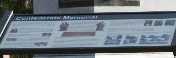 Confederate Memorial Marker