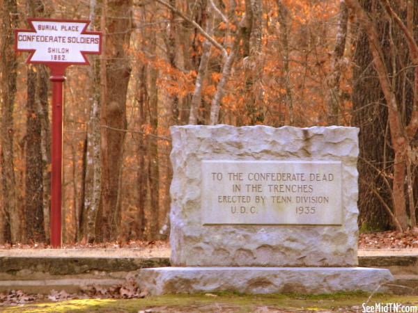 Confederate Dead trench marker