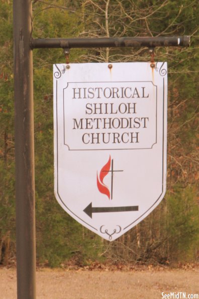 Shiloh Methodist Church sign