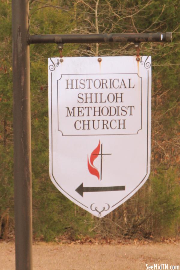 Shiloh Methodist Church sign