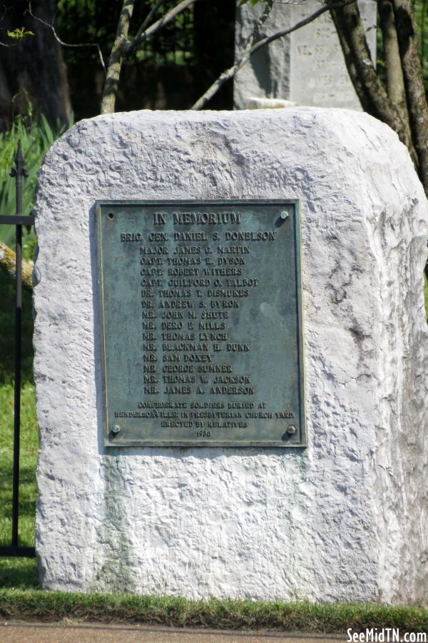 Hendersonville Confederate Soldiers In Memorium