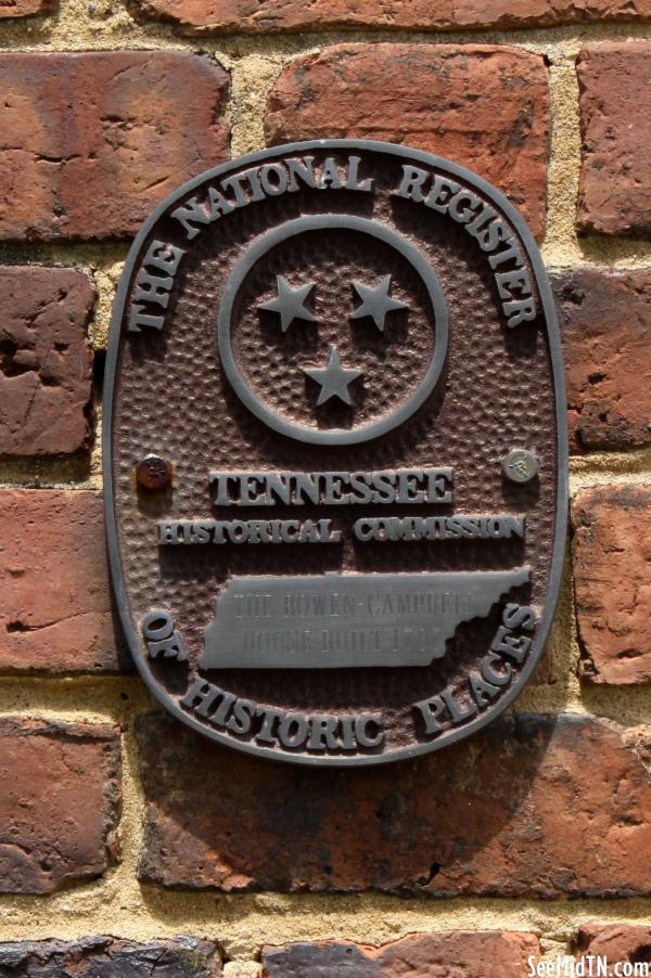 Bowen Campbell House NRHP Marker