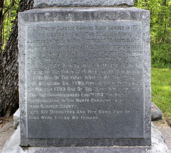 Bledsoe's Fort: Cemetery