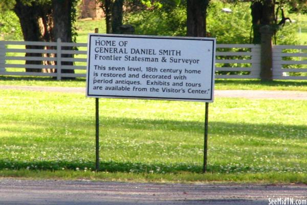 Rock Castle sign of Gen. Smith