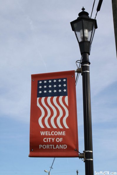 Portland welcome banner