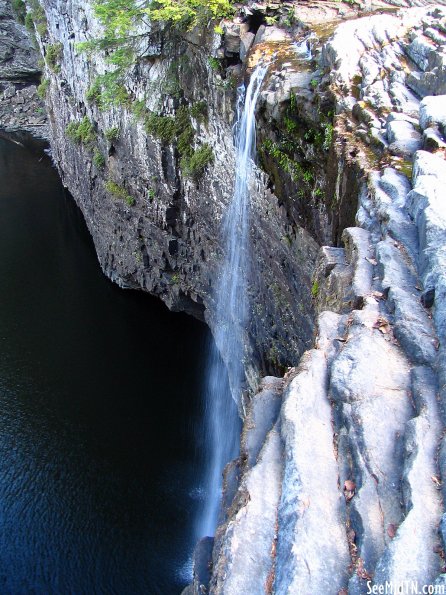 Cane Creek Falls from the top