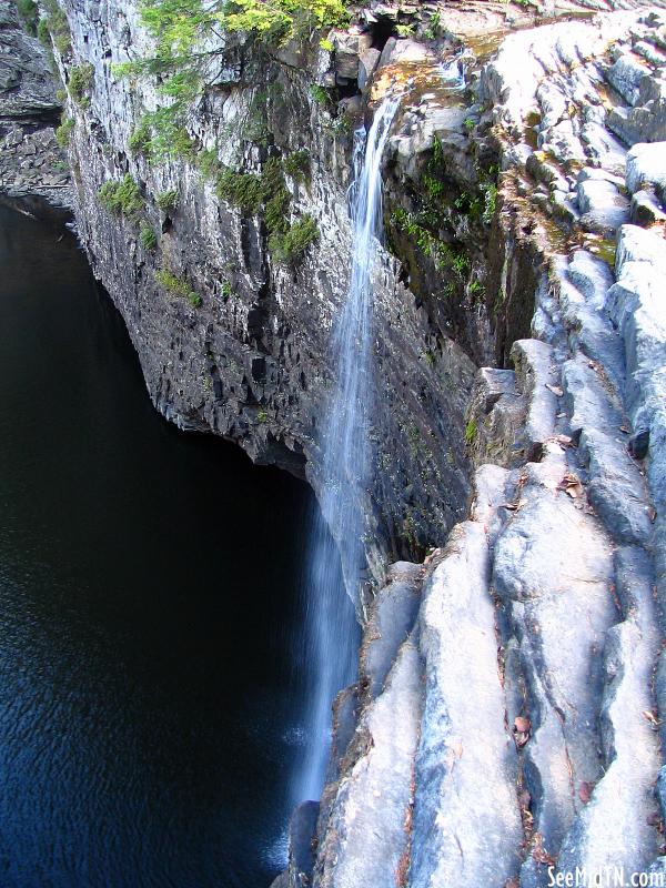 Cane Creek Falls from the top