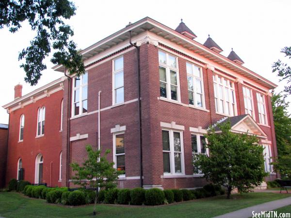 Cheatham County Courthouse at dusk - Ashland City