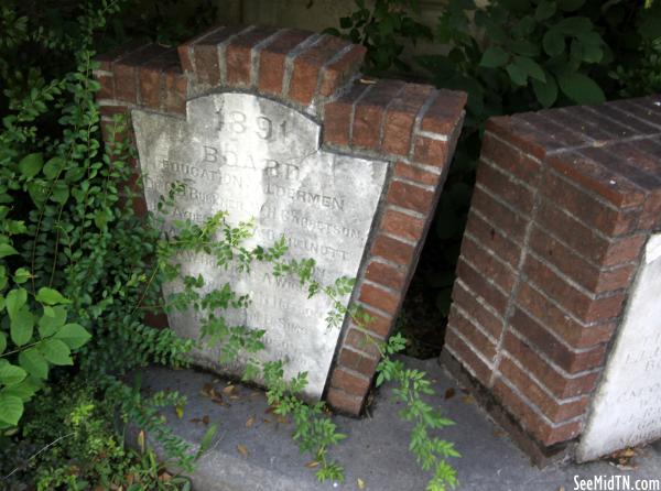 Tullahoma 1891 School Board Stone