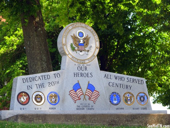 Dickson Co. War memorial