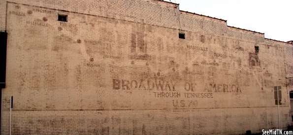 Faded U.S. 70 Mural Faded U.S. 70 Mural