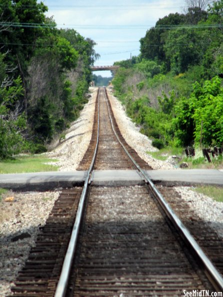 Train Tracks looking East from Dickson Depot