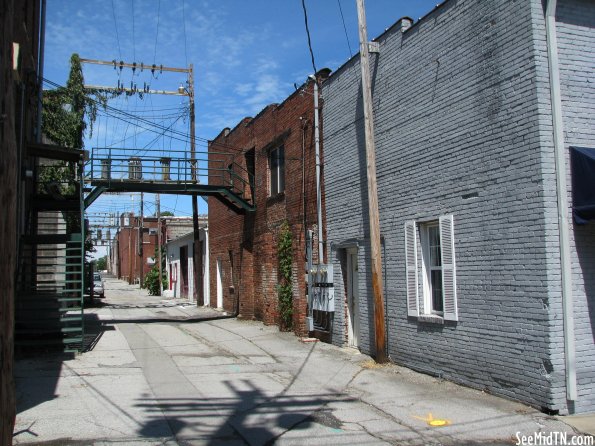 Alley that runs behind Main St.