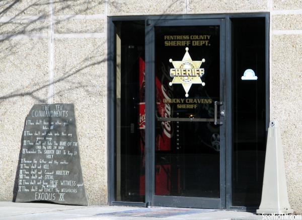 Fentress County Jail entrance