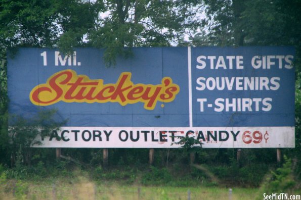 Stuckey's Billboard on I-24