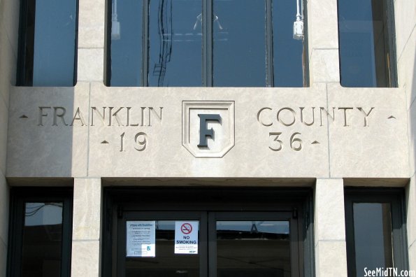 Courthouse above the entrance