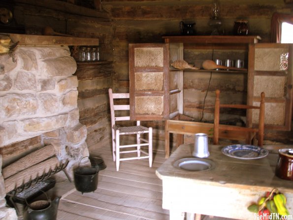 Inside the Replica Cowan Log Courthouse